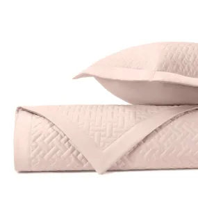 Basketweave Quilted Light Pink by Home Treasures
