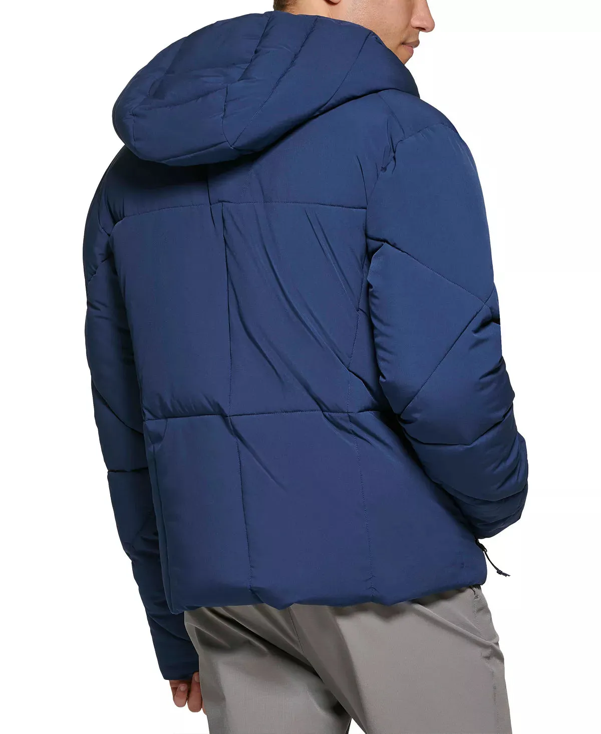BASS OUTDOOR Men's Glacier Quilted Full-Zip Hiking Jacket  Color Blue Size S