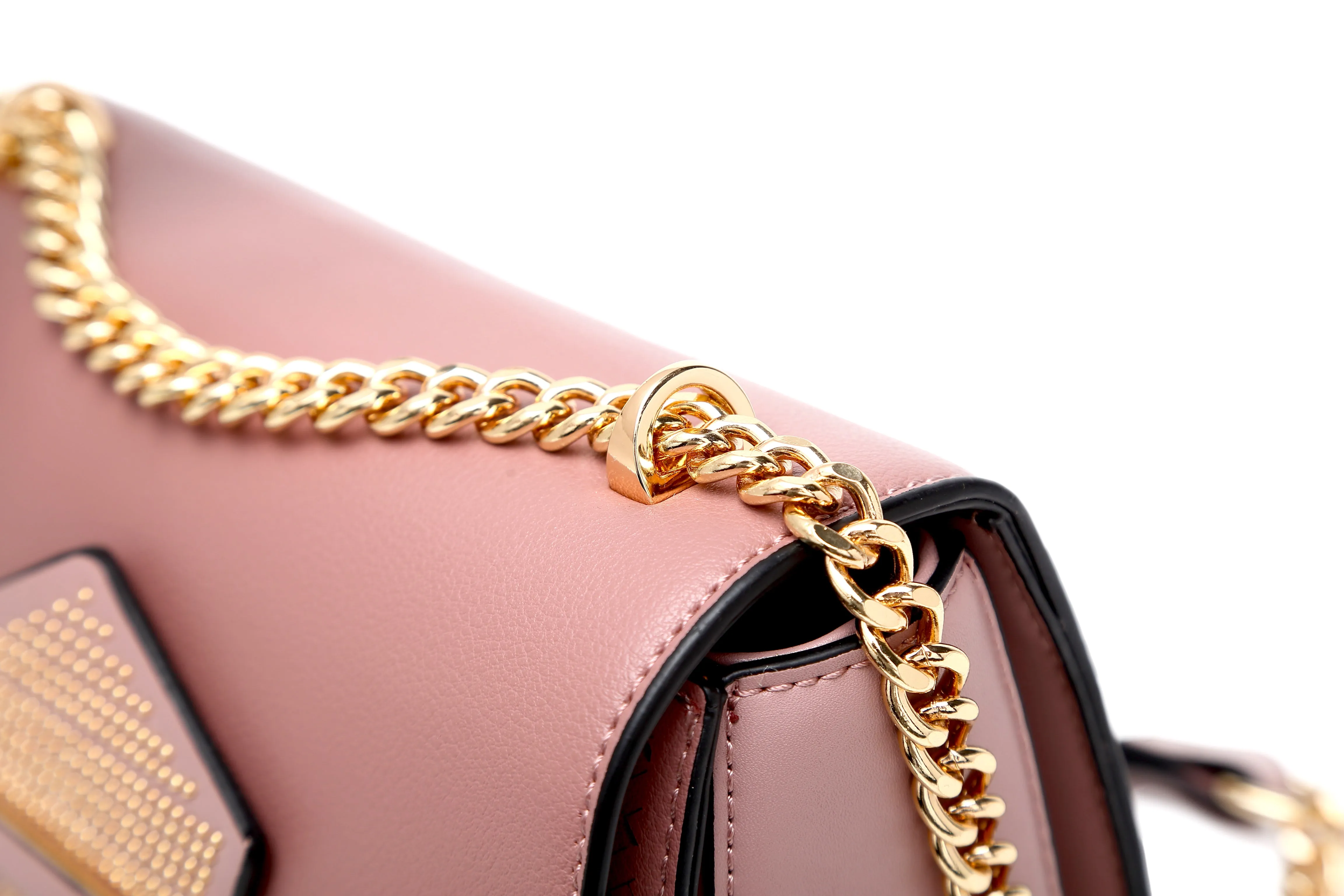 Brangio Blush Geometric Crossbody Bag
