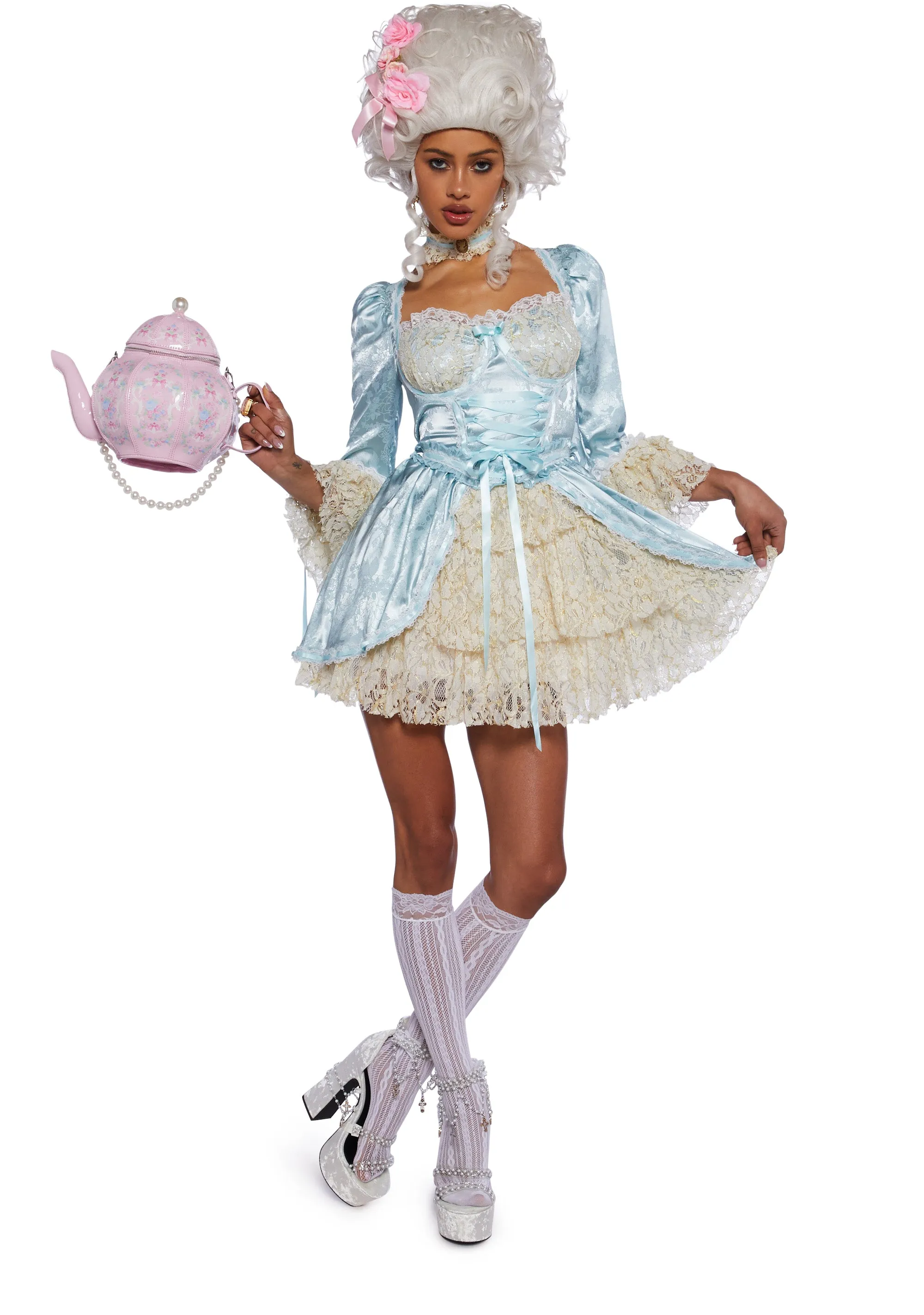 Cake Queen Costume Set - Light Blue