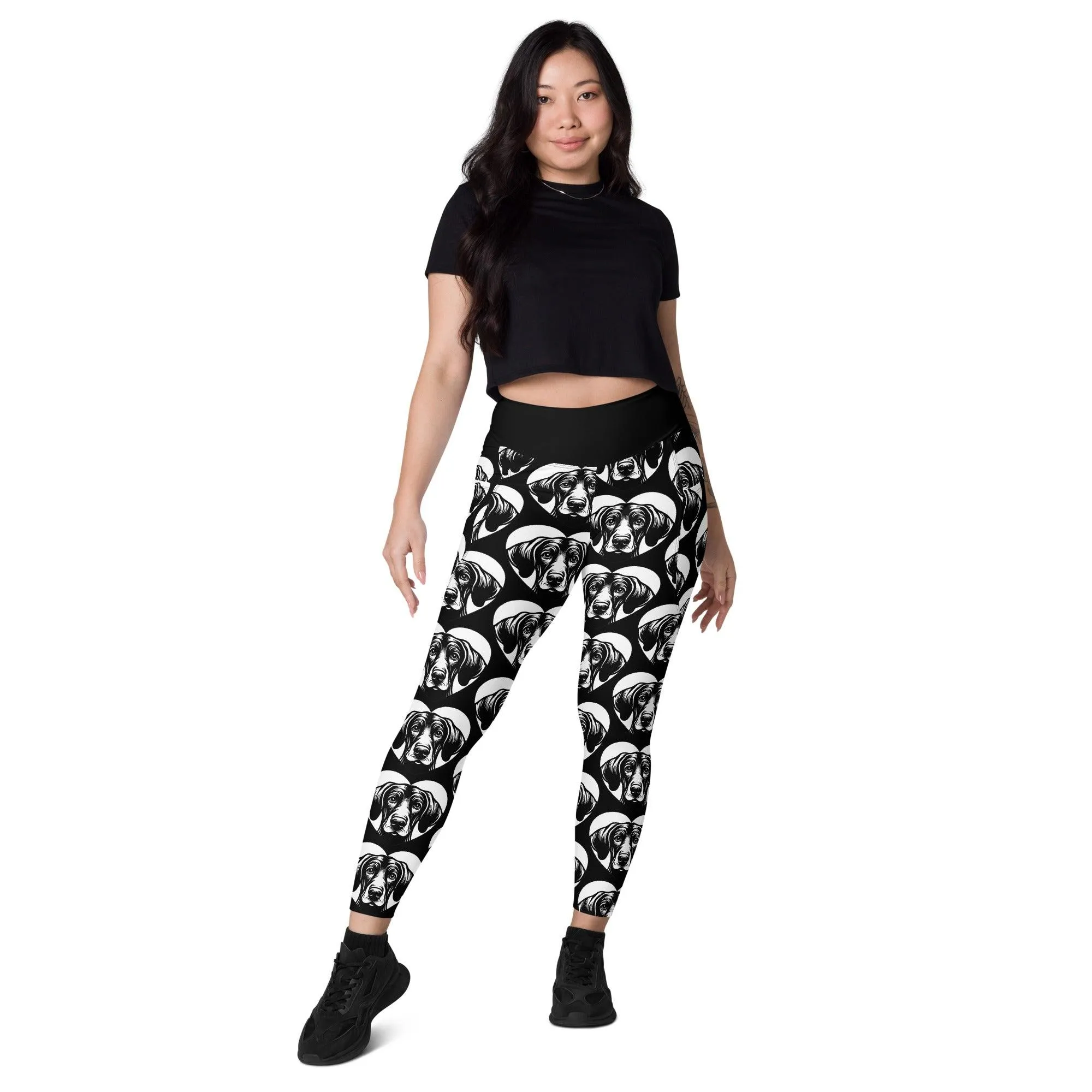 DOG BREED LEGGINGS with pockets - PLOTT HOUND - HERTTAHOUND
