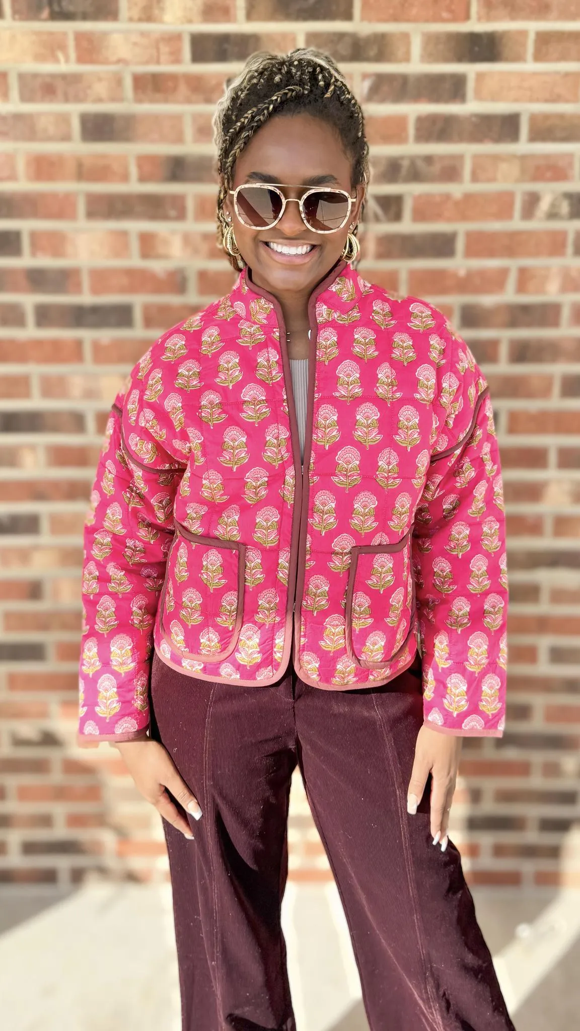 Floral Quilted Jacket