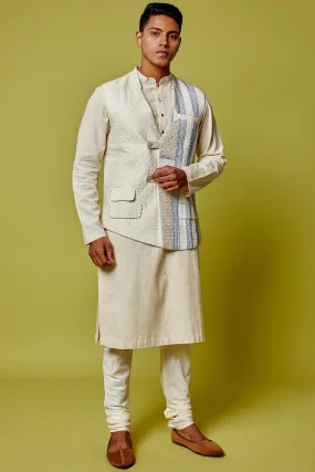 Quilted Jacket & Kurta Set